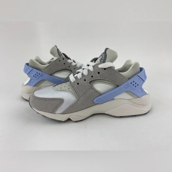 Nike Air Huarache Grey Celestine Blue Women's Sneakers Shoes DV6983-100 - Picture 10 of 12